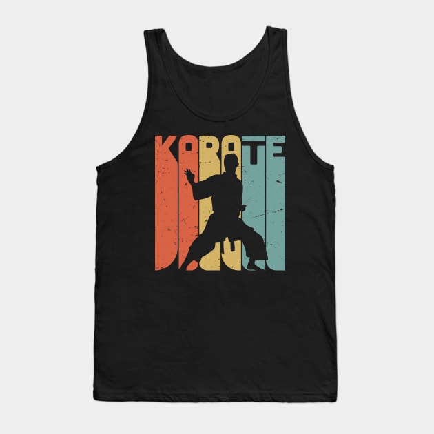 Retro Karate, Karate lover gift idea , karate fan present, martial arts Tank Top by Anodyle